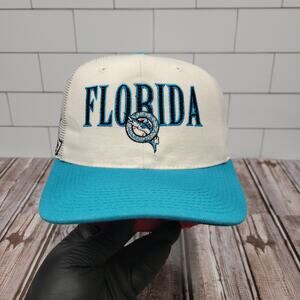 Sports Specialties Florida Marlins Vintage Laser Adjustable Snapback 90's MLB